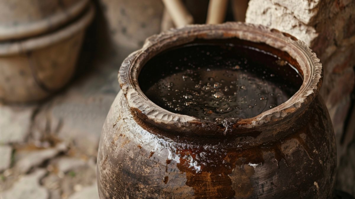 Vecteezy a cracked clay pot filled with a dark pungent liquid a 46088177 1 scaled.jpg