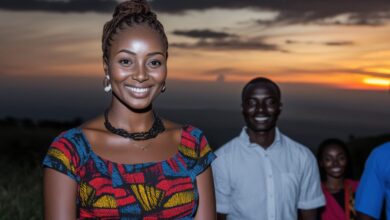 Vecteezy a woman smiles while standing with her friends 53795495 scaled.jpeg