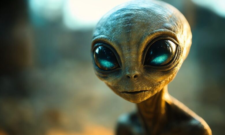 Vecteezy alien creature with large eyes in mystical landscape 58135395 scaled.jpeg