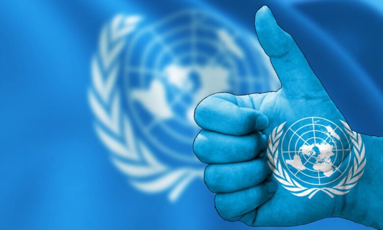 Vecteezy thumbs up in approval with the united nations flag painted 53124776 scaled.jpg