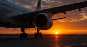 Vecteezy airplane at sunset airport ground travel aviation 7086961928129 scaled.jpg
