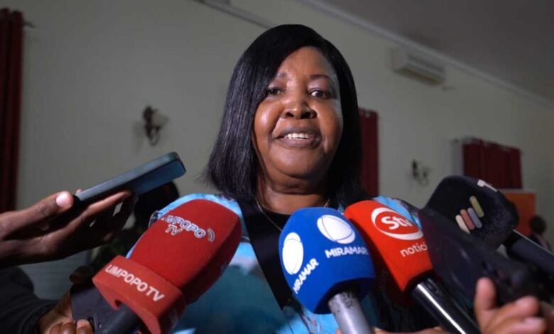 Governadora de gaza apela a serenidade apos detencao de dirigentes por desvio de donativos.jpeg