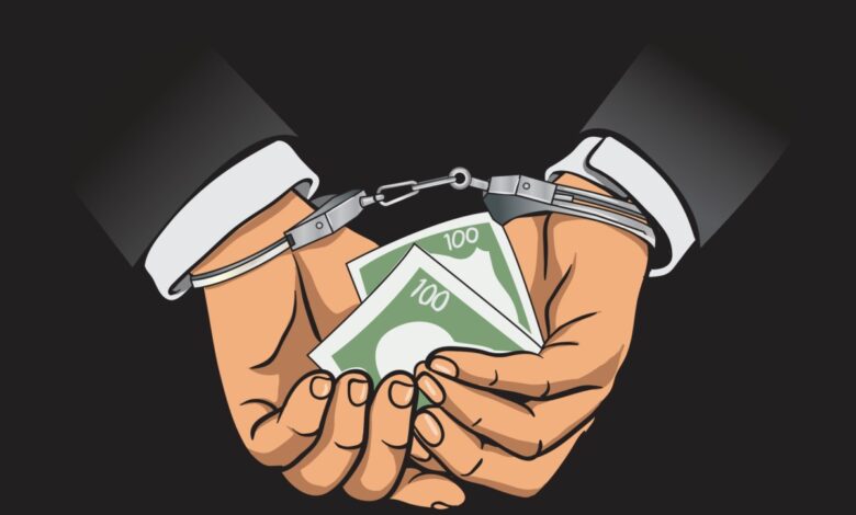 Vecteezy corruption illustration hands holding money while locked in 20874166 1.jpg