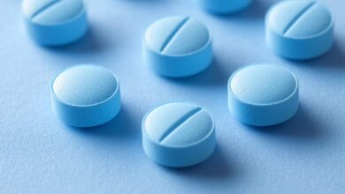Vecteezy aesthetic arrangement of blue pills on a matching blue 54789866 6 scaled.jpg