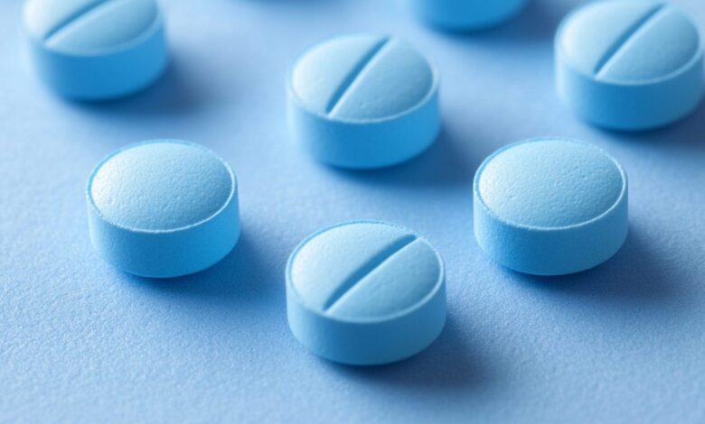 Vecteezy aesthetic arrangement of blue pills on a matching blue 54789866 6 scaled.jpg