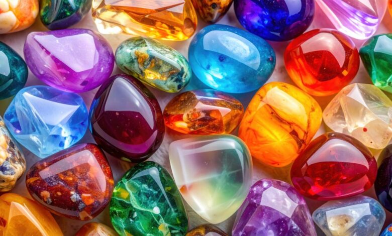 Vecteezy an assortment of polished and tumbled gemstones in a variety 72973428 scaled.jpeg