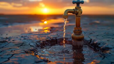 Vecteezy faucet is dripping water into puddle at sunset a water tap 46370571 scaled.jpg