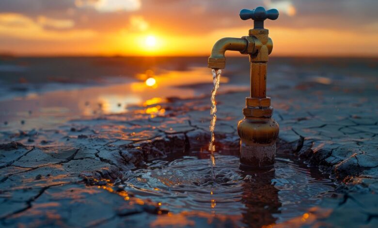 Vecteezy faucet is dripping water into puddle at sunset a water tap 46370571 scaled.jpg