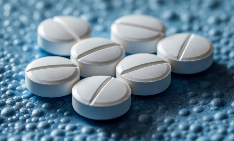 Vecteezy white round tablets arranged on a textured blue surface for 54666777 1 scaled.jpg